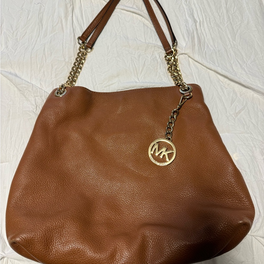 Michael Kors light brown bag